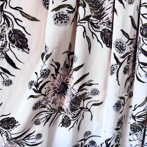 Madewell Cream and Black Floral Maxi Dress - Picture 3 of 5